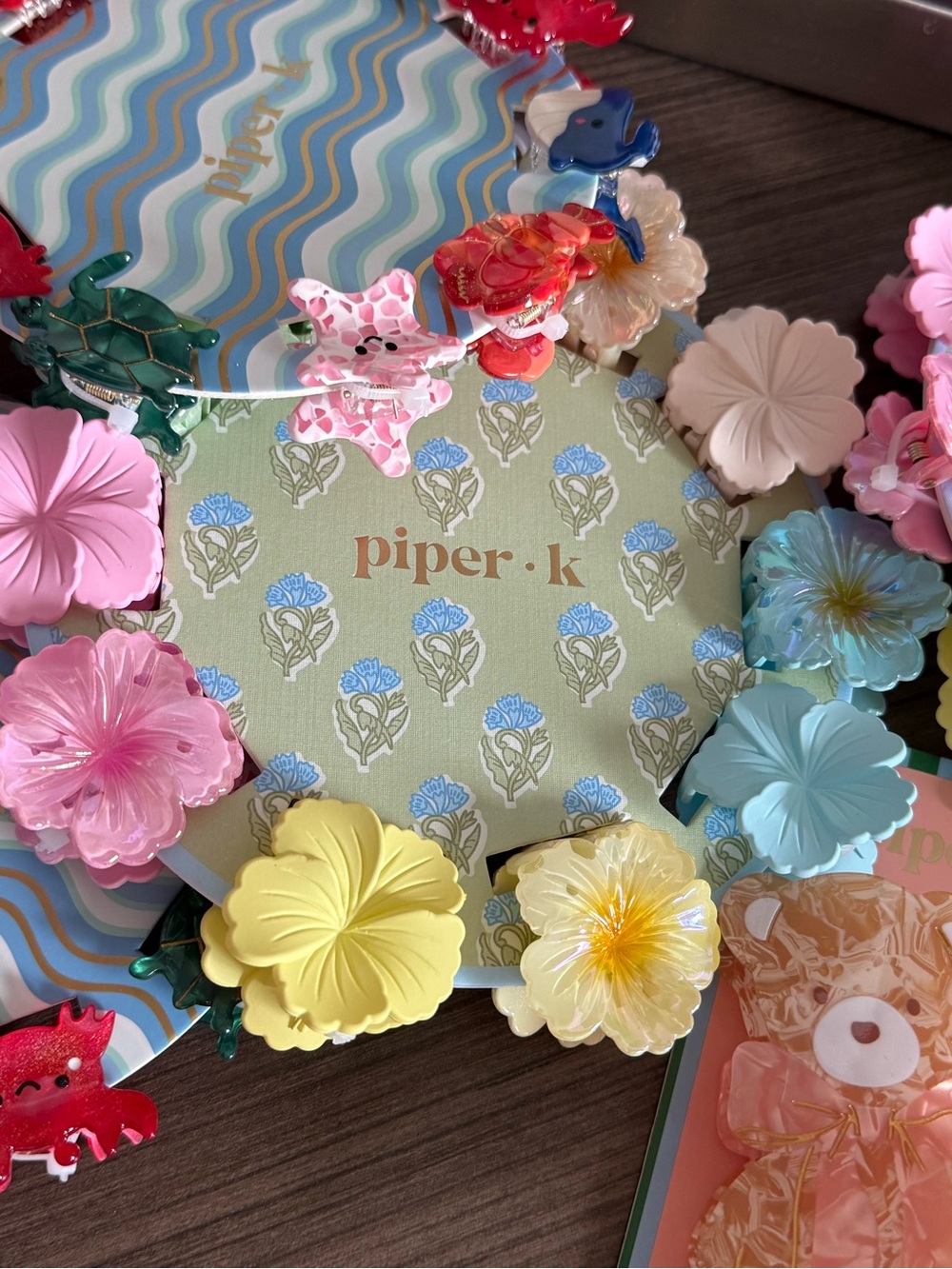 Piper K flower hair clips hair accessory TikTok viral - Picture 12 of 13
